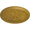 Ekena Millwork Luton Ceiling Medallion (Fits Canopies up to 3 1/2"), Hand-Painted Pharaohs Gold, 21"OD x 2"P CM21LUPGS - alternate 6